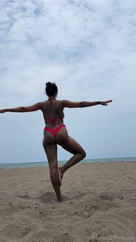 Buried in the Sand & Beach Yoga - Double the Show