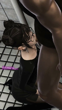 ห้องผู้ชาย สาวเอเชียน่ารักกลืนควยดําใหญ่ในห้องน้ําสาธารณะ Emptie41