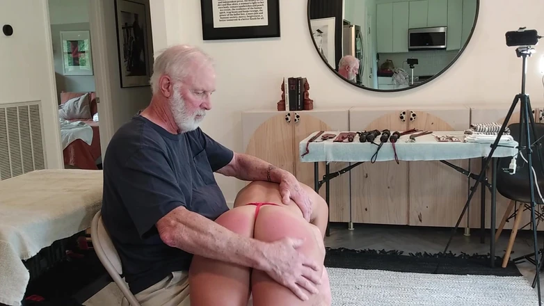Azure Sky Films: Dsc19-5) Over the Knee Spanking &amp; Paddling, Plus Flogging &amp; Whipping, Doggystyle...