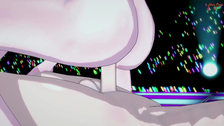 Hentai Smash: Girlfriend gets fucked and creampied on stage in front of...