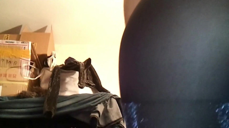 Nylon Xtreme: Encasement pijpbeurt reet nylon masker
