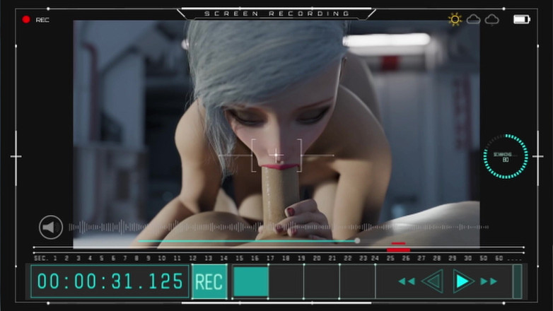 SciFi-X: Nexus 3 Orbit Meta. Animacja seksu na stacji kosmicznej 3D z seksowną...