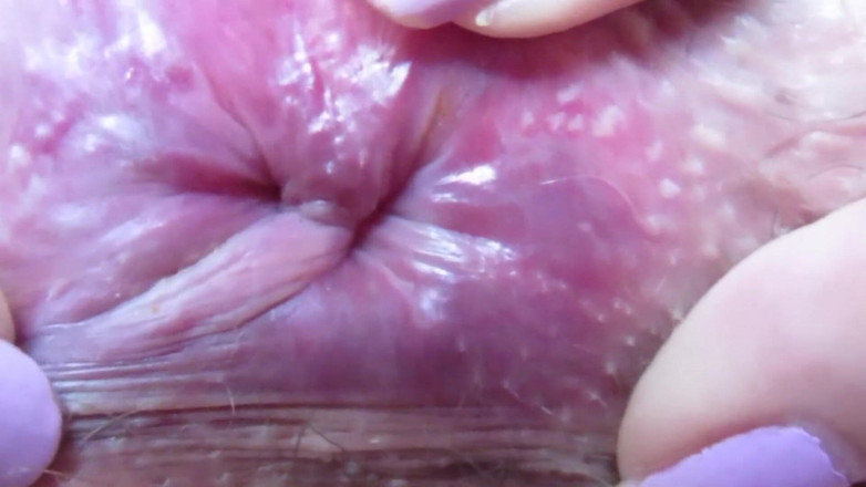 Cuteblonde666: Extreme nahaufnahme meines blinzelnden arschlochs