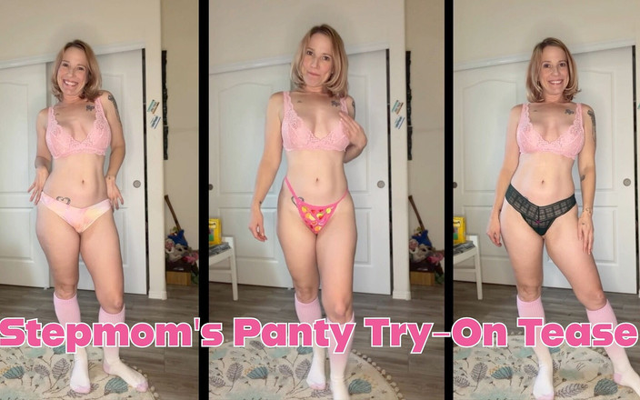 Jane Cane: Stepmom's Panty Try-on Tease - Jane Cane, Shiny Cock Films
