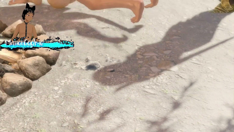 Manor Cookie: Skyrim B och L - Rosa rund botten är här och hon är...