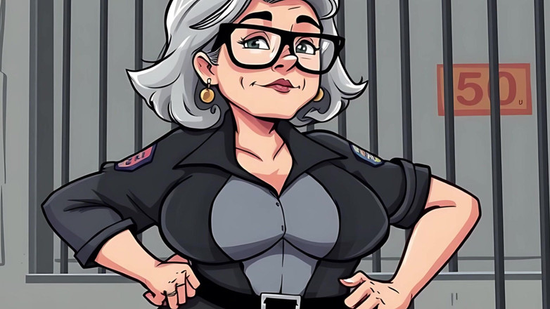AI Porn: Nonna in prigione Ai presentazione porno