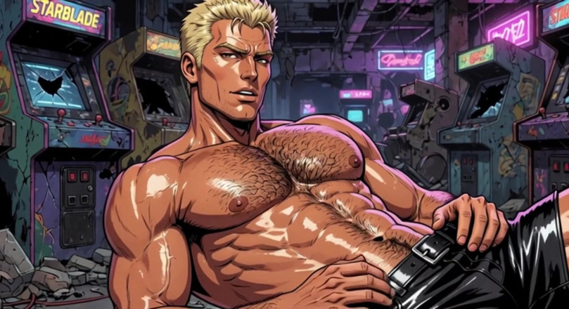 Erotic Man: Fusti sudati in animazione arcade