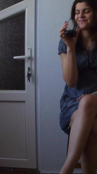 Sexy Teen Imbibe Juice to Make Herself Pee