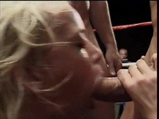 Oral Sluts: Crowd watching girls have cock sucking showdown