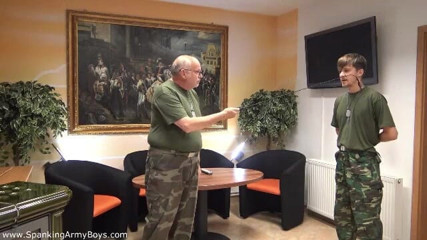 SPANKING BOYS VIDEO: 0231 Army - Noah Eden