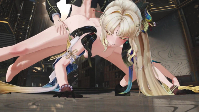 NSFWOtaku: 嵐の波 - スイスイとローバーの親密なセックスシーン - 3D変態アニメーション