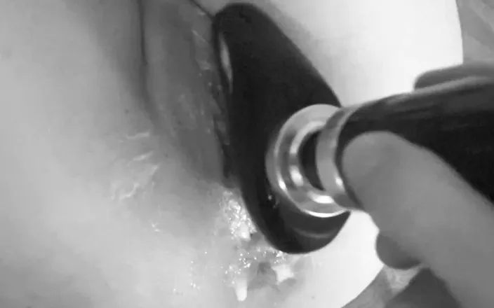 Bdsmlovers91: Fucking Her Tight Pussy with an Attachment on Wand - Huge...