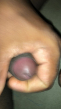 Masturbating