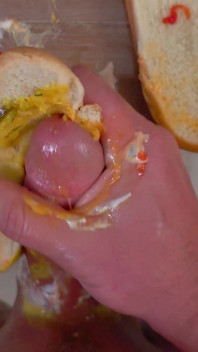 Hot dog, POV, personnalisé, 4k
