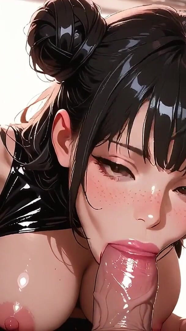 Cute Girl Sloppy Blowjob Anime Hentai (Skynet)