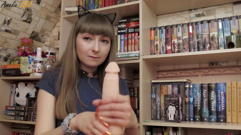 Amelie Dubon: Gorąca laska zmysłowe ssanie i ręczna robota dildo po studiach -...