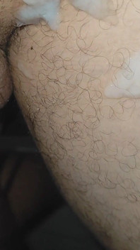 Big Curvy Cock Cums to the Extreme Without Touch!!