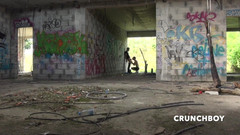 Very discreet straight boys curious: Dvě Seyx francouzské Twinks šukají outdoo v parku