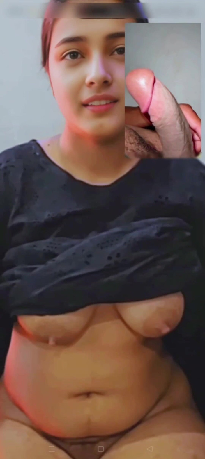 Your_aisha: Stepsister Video Call Sex Chat, Beautiful Big Tits Showing Her...