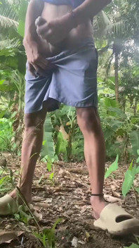 Chico de la isla al aire libre - twink filipino en solo rápido