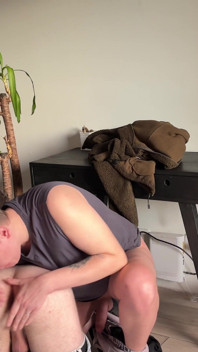 Beautiful Boy Came on My Dick and Licked It Clean