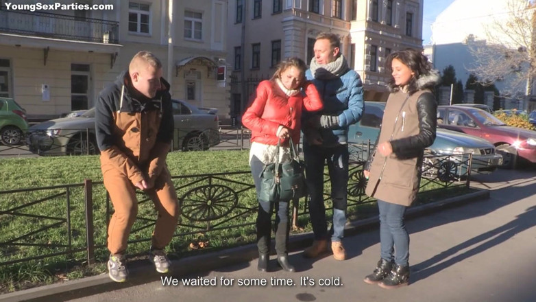 Young Sex Parties: New couch for a sex party