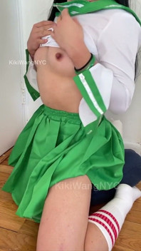 Japon üniversiteli kız kagome yastıkla sikişiyor