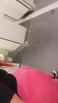 Masturbating in the Gym Bathroom
