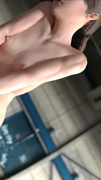 D3d Horizon928 Big Booty Vit slampa tar massiv svart kuk i intensiv anal förstörelse