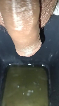 Compilation of a Lot of Urine - Uncut Cock Urinating