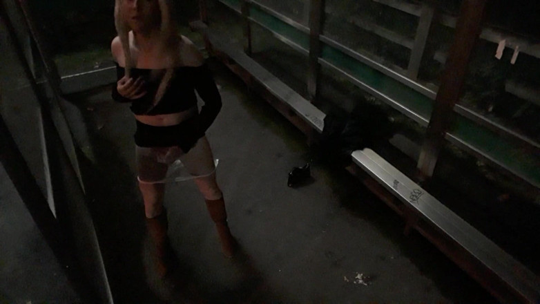 The Midnight Minx: Bus shelter stripping