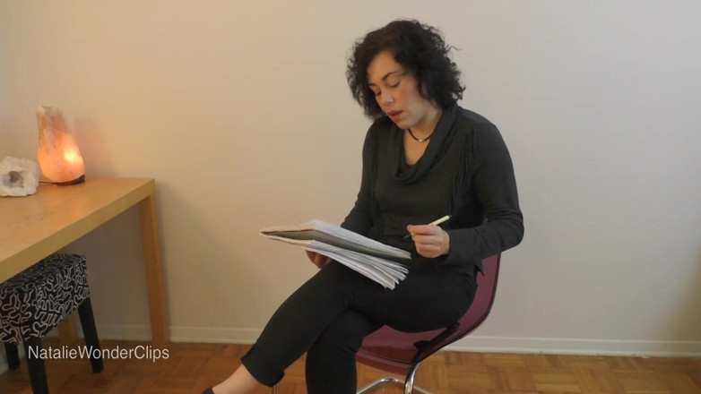 Natalie Wonder: An embarrassing yet arousing evaluation given by your counselor