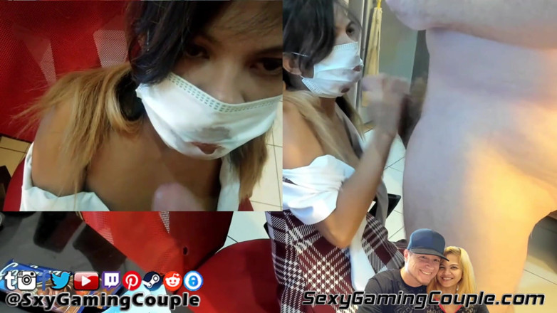 SexyGamingCouple: Metti in quarantena il pompino della ragazza del college che...