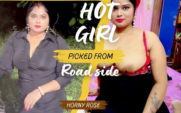Horny Rose: Het tjej plockad från vägsidan