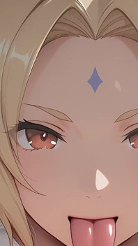계모 Tsunade 실수로 그녀의 배다른 아들의 거대한 페니를 보고 저항 할 수 없었다. 헨타이 스타일의 쓰네이드 코스플레이