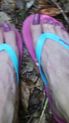 Sissy Feet in the Woods thumbnail
