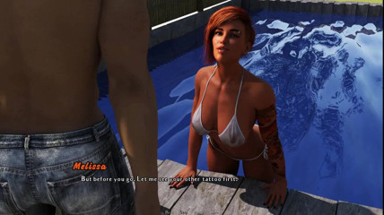 Dirty GamesXxX: Zapletené: chlap se baví se sexy milfkou u bazénu-Ep10