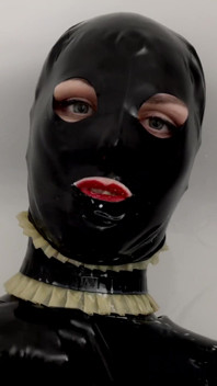 Rubber Slut Swallowing and Bathing in Milk
