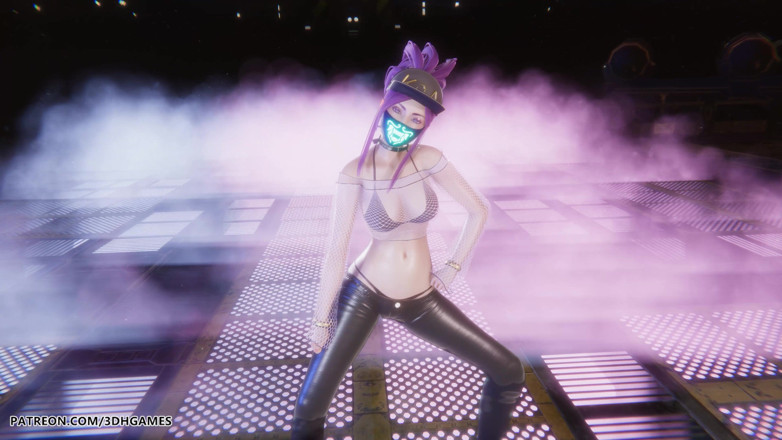 3D-Hentai Games: Mmd lisa - futw akali seksi striptiz league of legends hentai...
