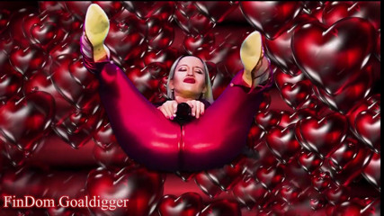 FinDom Goaldigger: Jerk off on my sexy red catsuit before locked in...