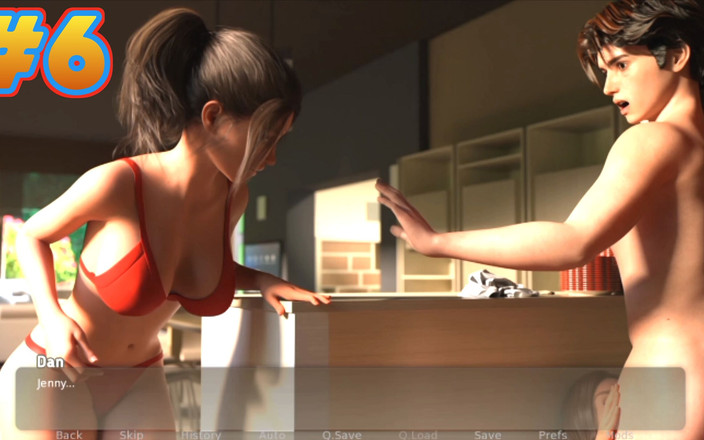 X gamer: 흑누나의 젖탱이를 빨아주는 핫한 밀프