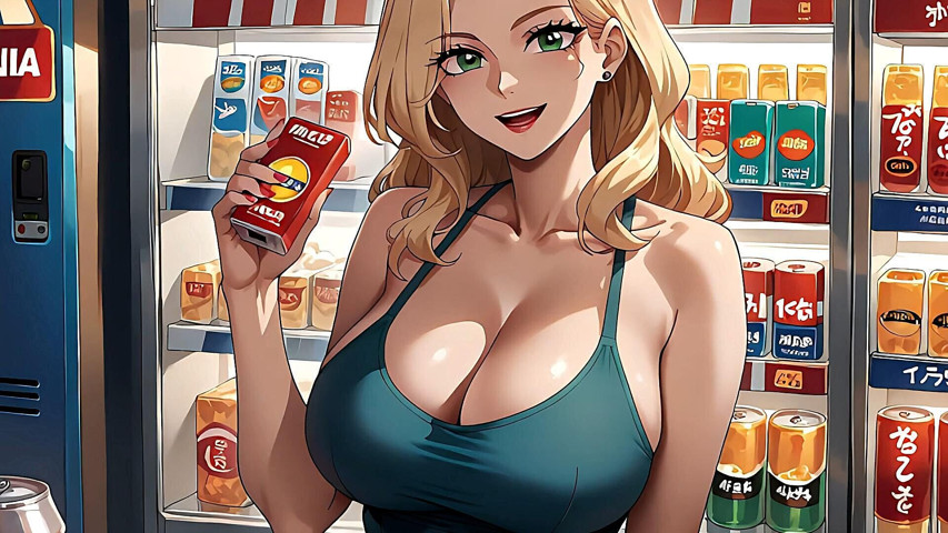 The Goon Task Vending Machine (anime Femdom POV) (Goddess Topless)