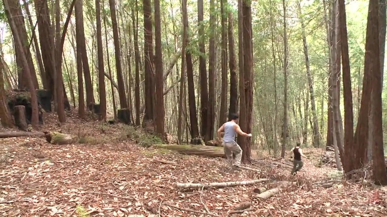Men on Edge: Proiettile dell'ufficiale - culo scopato e portato a limite del bosco