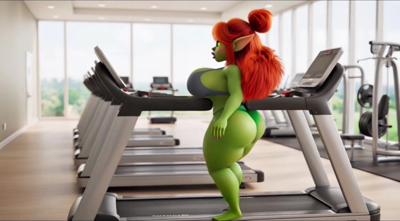 My night collection: Green Elf's sexy sportschooldag - training, zweet en gezellig herstel