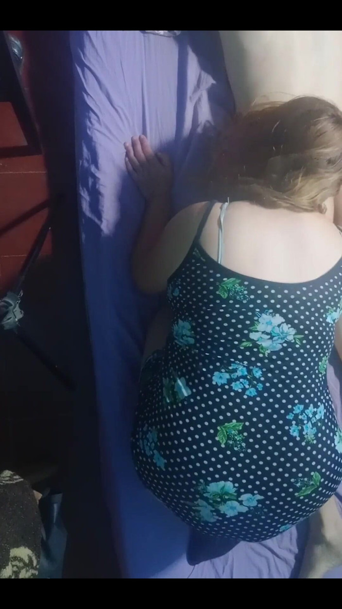 Fitcure1: Short Dress and Magic Hands on the Mattress