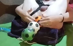 Ts Isabella futbol oynamayı seviyor