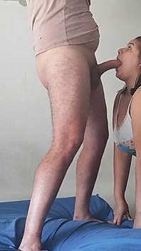 I'm a Unfaithfull and My Horned Boyfriend Punishes Me by Swallowing Cock