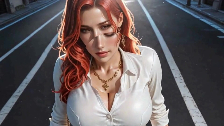 Waifu hentai narrated: A Superhuman Redhead Escapes From a Secret Laboratory to Give...