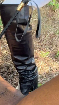 Falaka in the Woods with Empressbellasadistic Having Fun