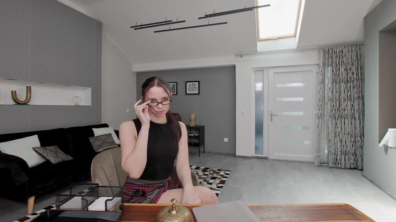 VR pornnow 2D: Privat Secretary Starring Alice Ross